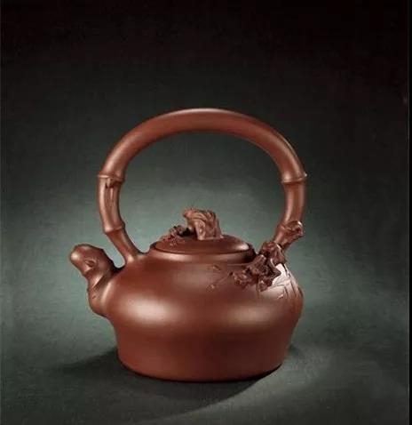 10種最美花器提梁壺，精美別致雕花紫砂壺!