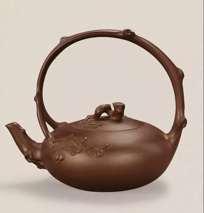 10種最美花器提梁壺，精美別致雕花紫砂壺!