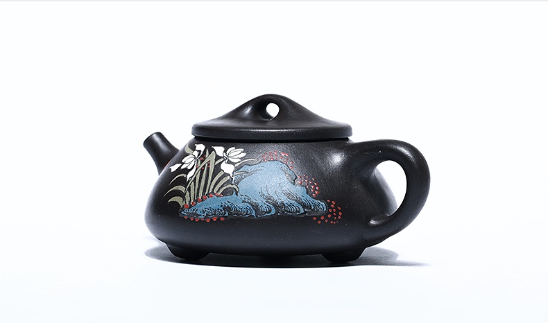 石瓢手工紫砂壺，精致典雅紫砂壺