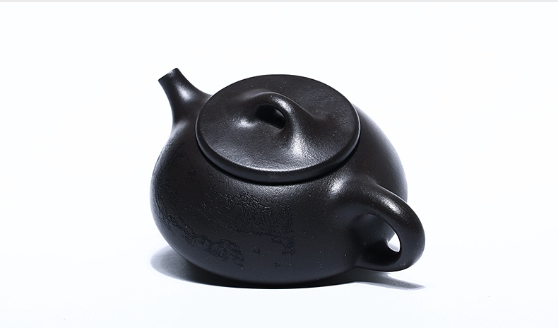 石瓢手工紫砂壺，精致典雅紫砂壺