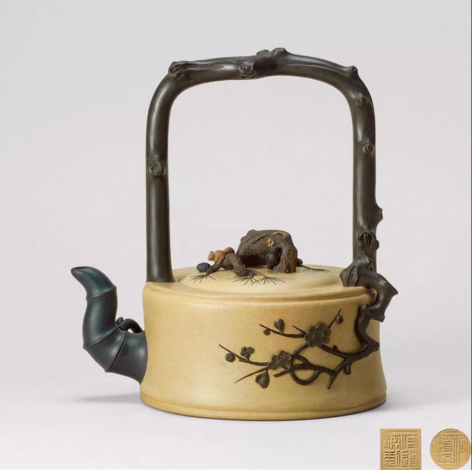 10種最美花器提梁壺，精美別致雕花紫砂壺!