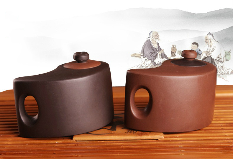 太極陰陽紫砂壺，創(chuàng)意格紫砂壺